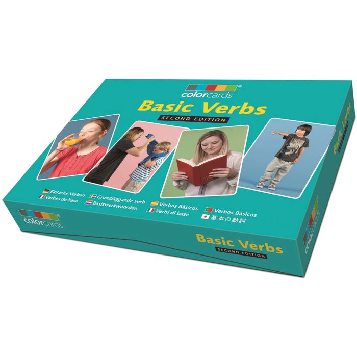 ColorCards: Basic Verbs - 48 Cards Sensory Rooms & Snoezelen