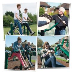 Older Adults Outdoor Gym Fitness Set