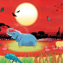 PODS Play Theme - Sunset Savanna Safari