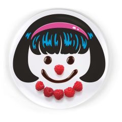 Dinner Do's Girl Face Plates - Set of 3