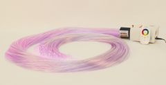 Colour Light Source with Clear Fibre Optics