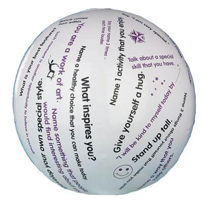 Toss-N-Talk Noun Verb & Adjective Educational 24" Inflatable Ball 