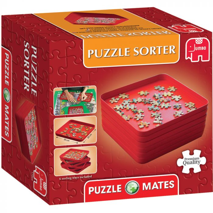 NEW Puzzle Mates Sorting Tray Red The Puzzle Sorter Is The Ideal Jigsaw PREMIUM 