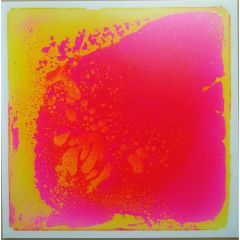 Liquid Floor Tile - Pink and Yellow