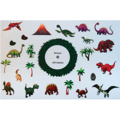 Effect Wheel Sticker Pack - Dinosaurs
