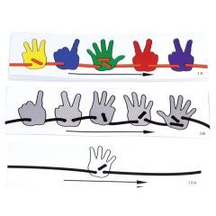Work Cards for Threading Hands - Set of 16