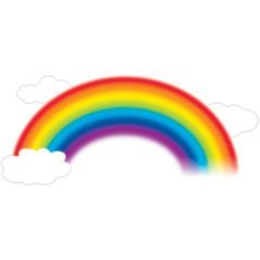 Rainbow Wall Stickers Set