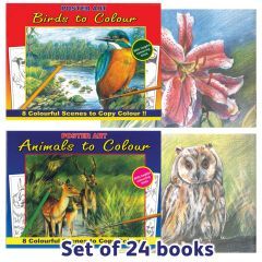 Colouring Books  - Nature to Colour