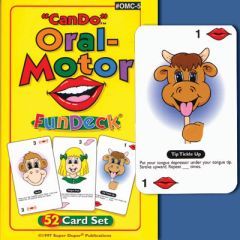 CanDo Oral-Motor Fun Deck - 52 Cards