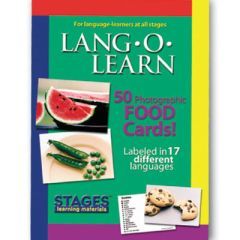 LANG-O-LEARN Photo Cards - Food Set of 50