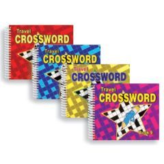 Travel Crossword Books - Set of 4