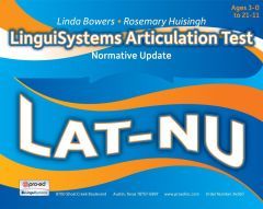 LinguiSystems Articulation Test Normative Update (LAT-NU)