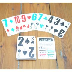 Low Vision Multi-Coloured Playing Cards