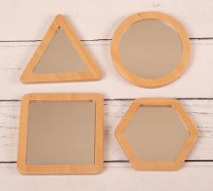 Shape Mirrors - Pack of 4