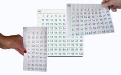 Flexitable 100 Number Square - Pack of 10