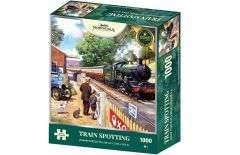 1000 Piece Puzzle Nostalgia - Train Spotting