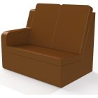 Chatsworth R/H 2 Seat Settee Deluxe Fabrics with High Back