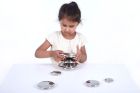 Sensory Reflective Silver Buttons