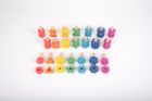 Rainbow Wooden Nuts and Bolts