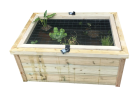 Wooden Pond with Lockable Lid