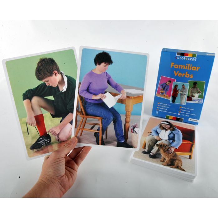 ColorCards: Familiar Verbs Sensory Rooms & Snoezelen® Equipment