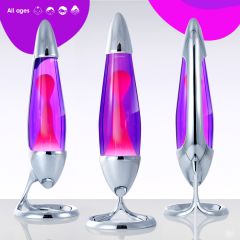 Mathmos Neo lava lamp - Silver/Pink