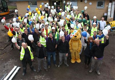 Children in Need | DIY SOS Big Build 2012 Group Photo