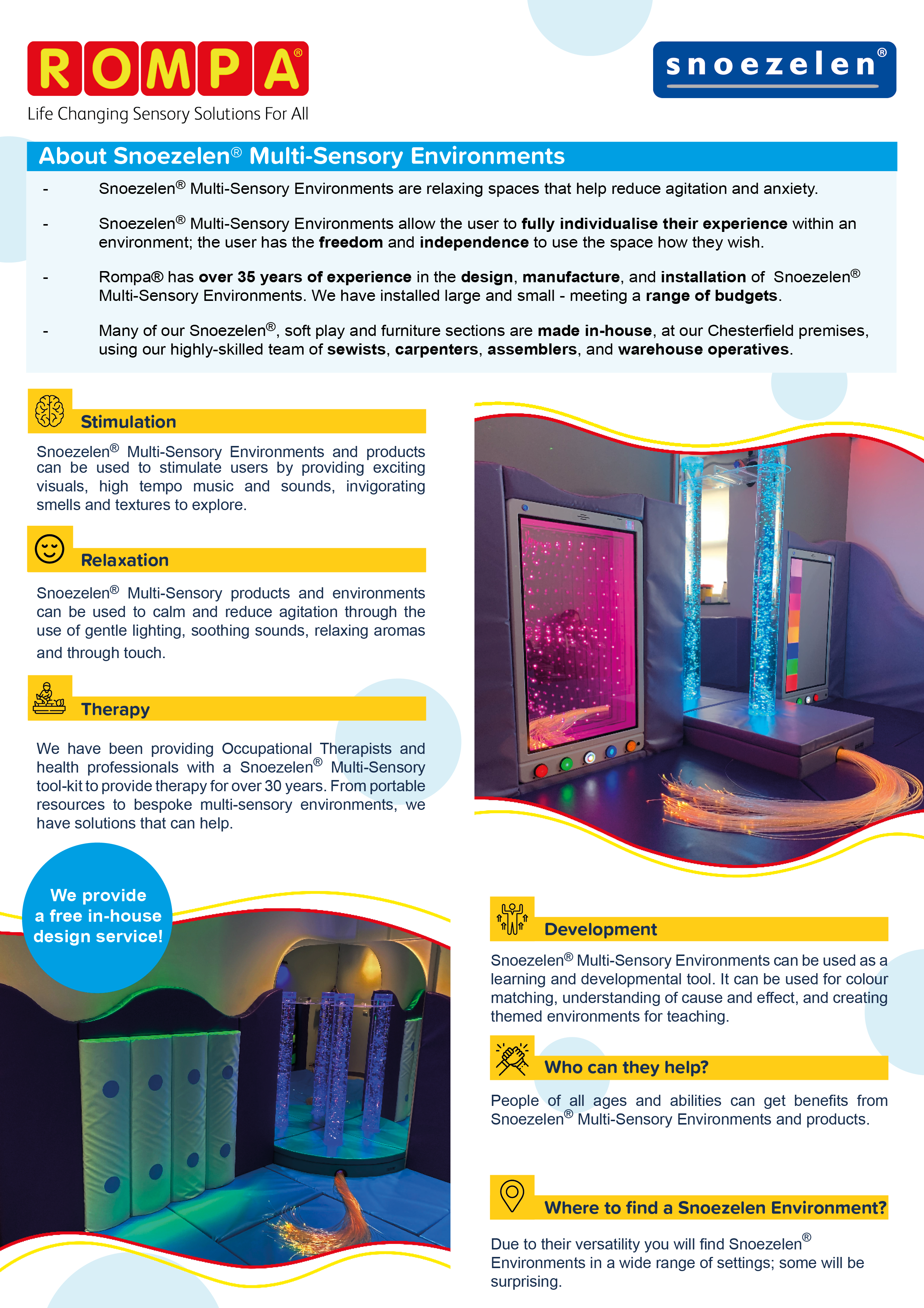 Snoezelen Multi-Sensory Environments